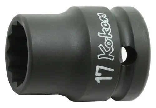 Time-Limited Ko-ken 14406M-19 1/2 Sq. Dr. Socket 19mm 12 point Length 38mm Thin walled