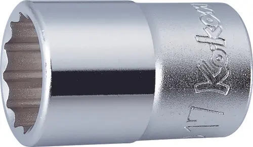 Ko-ken 4405M-7 1/2 Sq. Dr. Socket 7mm 12 point Length 36mm Crafted