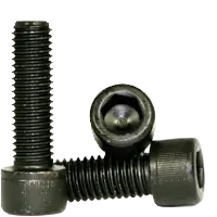 M8-1.25 x 40 mm Socket Head Cap Screws, Metric Class 12.9, Thermal Black Oxide, Partial Thread, Coarse (UNC), ISO 4762 / DIN 912, Qty 100 Crafted