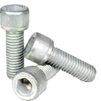 Low Price 5/8"-11 x 2" Socket Head Cap Screws, Mechanical Zinc Cr+3, Full Thread, Coarse (UNC), Alloy Steel, Qty 50