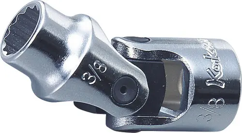 Ko-ken 3445M-21 3/8 Sq. Dr. Universal Socket 21mm 12 point Length 56.5mm Best Seller