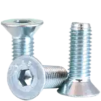 M4-0.70 x 12 mm Flat Head Socket Cap Screws, Metric Class 12.9, Zinc-Bake Cr+6, Full Thread, Coarse (UNC), Alloy Steel, Qty 100 Trusted Brand