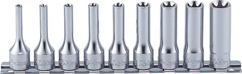 Seasonal Sale Ko-ken RS3325/9 3/8 Sq. Dr. 9 Piece Deep TORX Socket set E4-E16