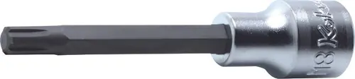 Ko-ken 4027.140-M10 1/2 Sq. Dr. Bit Socket Ribe-CV M10 Length 140mm High Quality