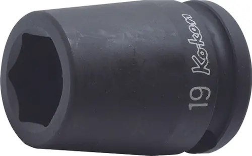 Ko-ken 15400M-19 5/8 Sq. Dr. Socket 19mm 6 point Length 47.5mm Cheap