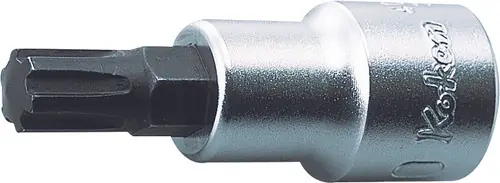 Secure Checkout Ko-ken 4027.60-M16 1/2 Sq. Dr. Bit Socket Ribe-CV M16 Length 60mm