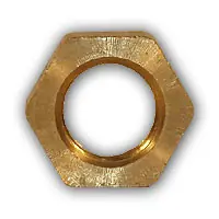 Popular Midland Metal 111-4 MAF/USA Lock Nuts, MAF/USA PIPE, 1/4 Barstock Lock Nut, MAF/USA Brass Fittings