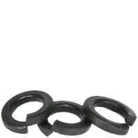 1 1/8" Heavy Split Lock Washers, Plain Finish, Carbon Thru-Hardened, Qty 25 Authentic