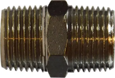 Midland Metal 3/8 X 1/4 M BSPT N-PLTD HEX NIPP - 28824 Grab Now