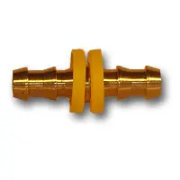 Midland Metal 29PO8-10 Push-On Splicers, MAF/USA HOSE BARB, 5/8 Push On Hose Splicer, MAF/USA Brass Fittings Flash Sale