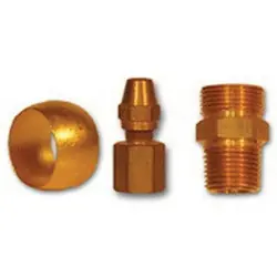 Midland Metal NT63SSI-8 NAB Inserts - Stainless Steel, MAF AIR BRAKE, 1/2 Stainless Insert For Use, MAF/USA Brass Fittings Trusted Brand