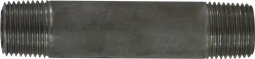 While Supplies Last Midland Metal 51044 Seamless Pipe Nipple, 3/8 in MPT x 3/8 in MPT, 3 in L, Stainless Steel, SCH 80 Schedule