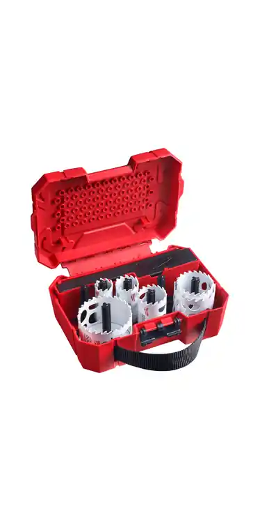 Secure Checkout Milwaukee Tool 49-22-3084 10 PC HOLE DOZER with Carbide Teeth Electrician‘s Hole Saw Kit