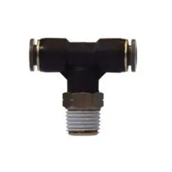Midland Metal 272PPSC-8D Swivel Male Branch Tee, Composite Body Push In Fittings, 1/2 x 1/2 Plastic Pp Swvl Branch Tee, Brass Fittings Authentic