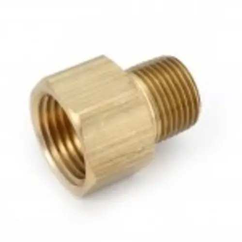 AMC 706120-0404 Pipe Adapter, 1/4 in FPT x 1/4 in MPT, 1 in, Brass Instant Buy