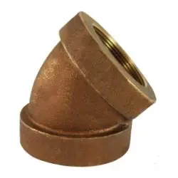 Hassle-Free Returns Midland Metal 82100-12 Reducing Elbow, 3/4 in FPT x 3/4 in FPT, Bronze