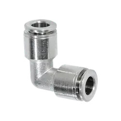 Latest Midland Metal 20661NIC 90 deg Union Elbow with Nickel Collet, 8 mm Push to Connect x 8 mm Push to Connect, Brass