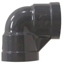 While Supplies Last Midland Metal 808007 90 deg Elbow, 3/4 in FIP x 3/4 in FIP, PVC, Gray, SCH 80 Schedule