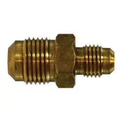 AMC 04056-1008 Reducing Union, 5/8 in SAE 45 deg Flared x 1/2 in SAE 45 deg Flared, Brass Don't Miss Out