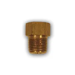 Mid-America Fittings 2234X5 Adapter, 5/16 in Inverted Flared x 1/4 in MNPTF, Brass Markdown