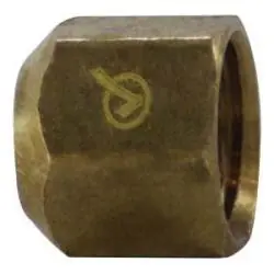 AMC 704040-10 Cap, 5/8 in 45 deg Female Flared, Brass Secure Checkout