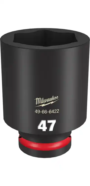 Milwaukee Tool 49-66-6422 SHOCKWAVE Impact Duty 3/4" Drive 47MM Deep 6 Point Socket Seasonal Sale
