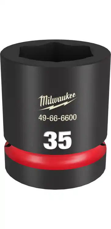 Milwaukee Tool 49-66-6600 SHOCKWAVE Impact Duty 1" Drive 35MM Standard 6 Point Socket Hot Picks