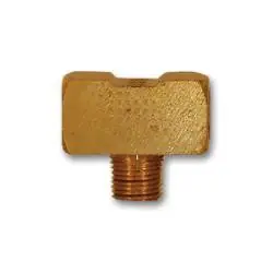 Midland Metal 23600X8 MAF/USA Male Branch Tee, MAF/USA PIPE, 1/2Fpt x 1/2Mpt Branch Tee Sae, MAF/USA Brass Fittings Authentic