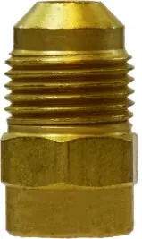 In Demand Midland Metal 10479 Reducer, 7/8 in SAE 45 deg Male Flared x 3/4 in SAE 45 deg Female Flared, Brass