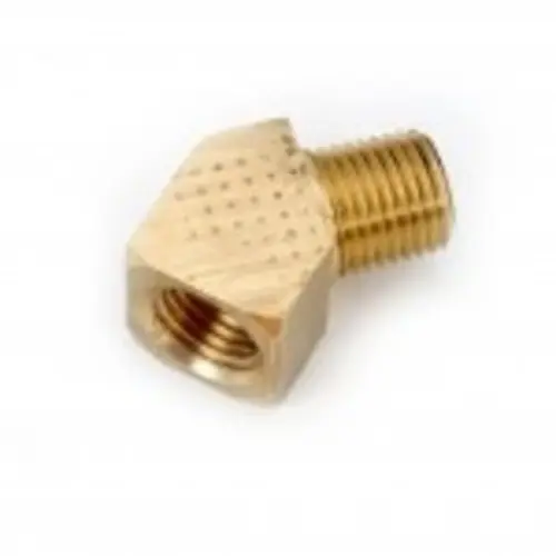 AMC 706124-06 45 deg Street Elbow, 3/8 in FPT x 3/8 in MPT, Brass Save Now
