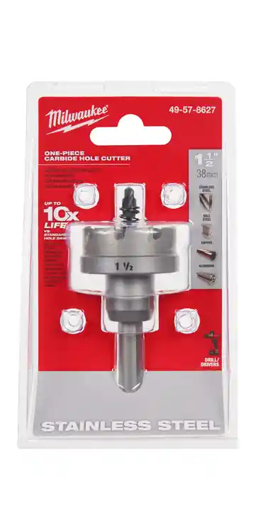 Special Offer Milwaukee Tool 49-57-8627 1-1/2" One-Piece Carbide Hole Cutter