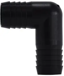 Super Sale Midland Metal 33395P 90 deg Union Elbow, 5/8 in Hose Barbed x 5/8 in Hose Barbed, Polypropylene