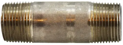 Next Day Delivery Midland Metal 51080 Seamless Pipe Nipple, 3/4 in MPT x 3/4 in MPT, Close L, Stainless Steel, SCH 80 Schedule
