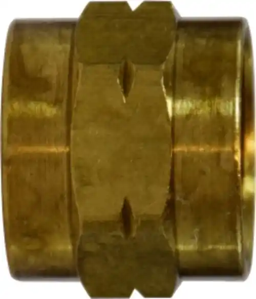 Genuine AMC 707402-12 No Swivel Adapter, 3/4 in FGH x 3/4 in FGH, Brass