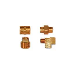 Brand New Midland Metal 23950X8 MAF/USA Cross, MAF/USA PIPE, 1/2 Fpt Bar Stock Cross Sae, MAF/USA Brass Fittings