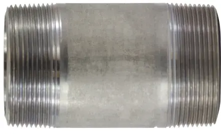 Midland Metal 51206 Seamless Pipe Nipple, 3 in MPT x 3 in MPT, 5-1/2 in L, Stainless Steel, SCH 80 Schedule Best Price