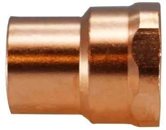 Midland Metal 77338 Female Pipe Adapters, Copper Sweat Fittings, 1/8 Female Adapters C x F, Nipples and Fittings Luxury