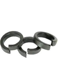 1" Hi-Collar Split Lock Washers, Plain Finish, Medium Carbon Steel, Qty 25 While Supplies Last