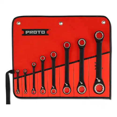 Proto JSBV-8S 8 Piece Wrench Set Ratchet Spline Sae (1 SET) Certified