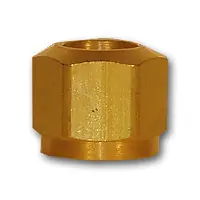 While Supplies Last Mid-America Fittings NT61-4 Nut, 1/4 in Tube OD, Brass