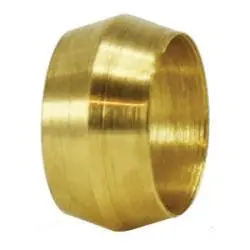 Mid-America Fittings 260X10 Sleeve, 5/8 in Compression, Brass Professional Grade