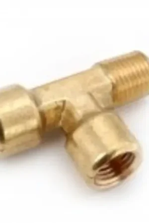 AMC 706227-04 Street Tee, 1/4 in FIP x 1/4 in MIP x 1/4 in FIP, Brass New Release