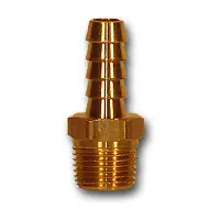 Midland Metal 29-54 Hose to Male Pipe, MAF/USA HOSE BARB, 5/16 Hid x 1/4 Mpt Hose Barb, MAF/USA Brass Fittings Hot Deal