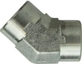 Midland Metal 55052 45 deg Elbow, 1/8 in FIP x 1/8 in FIP, Steel Special Discount