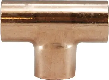 Midland Metal 77575 Tees, Copper Sweat Fittings, 2-1/2 x 2 x1/2 Tee, Nipples and Fittings Genuine
