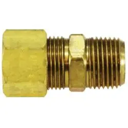 Grab Now AMC 00096-0608 Coupling, 3/8 in Compression x 1/2 in FNPTF, Brass