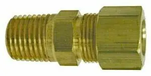 Midland Metal 18095 Bulkhead Nut, 3/16 in Compression, Brass Exclusive Offer