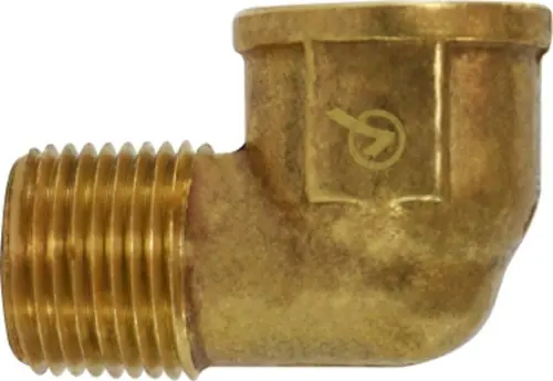AMC 706216-08 90 deg Street Elbow, 1/2 in FIP x 1/2 in MIP, Brass Low Price