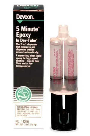 Devcon 14250 25Ml Dev-Tube 5-Minuteepoxy Liqui (1 TB) Limited Time