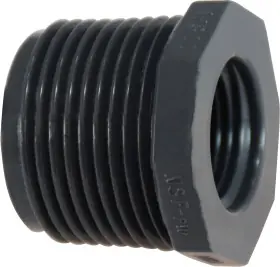 Midland Metal 839211 Threaded Bushings, Sch 80 PVC Fittings, 1-1/2x1 Mxf Sc80 Pvc Bushing, Plumbing Accessories Affordable